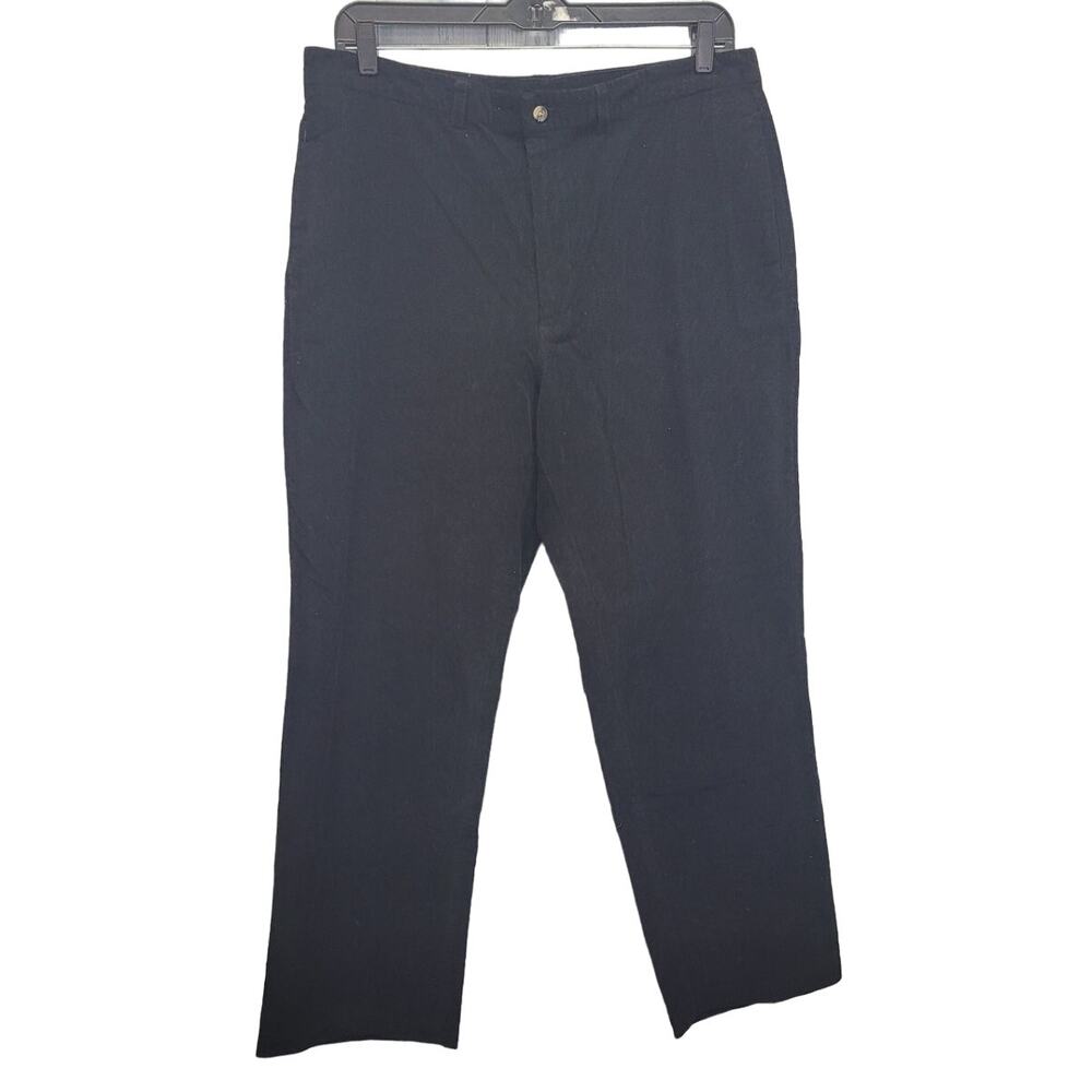 DKNY Mens 40X30 Black 100% Cotton Multi Pocket Staight Leg Corduroy Pants